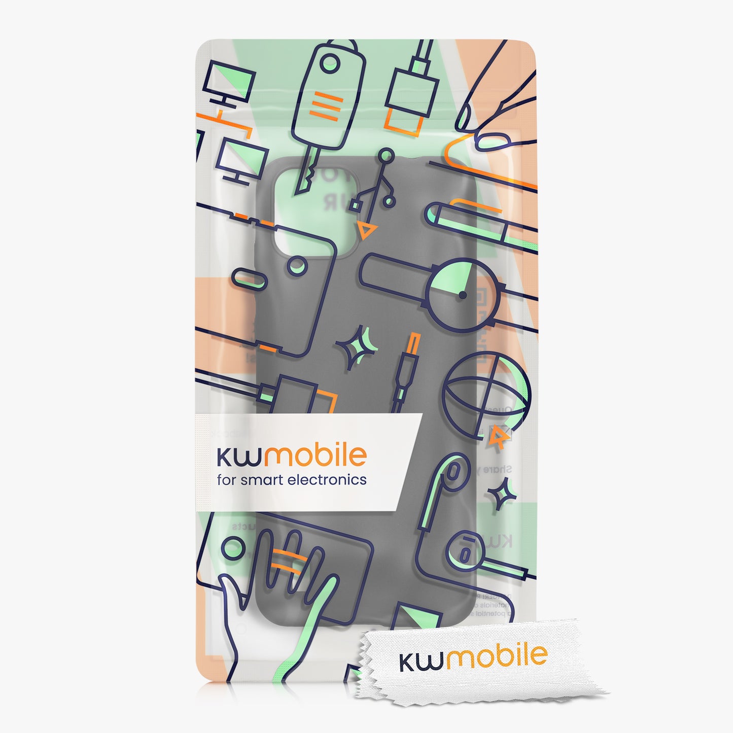 TPU Hülle für Blackview A55 in Schwarz matt