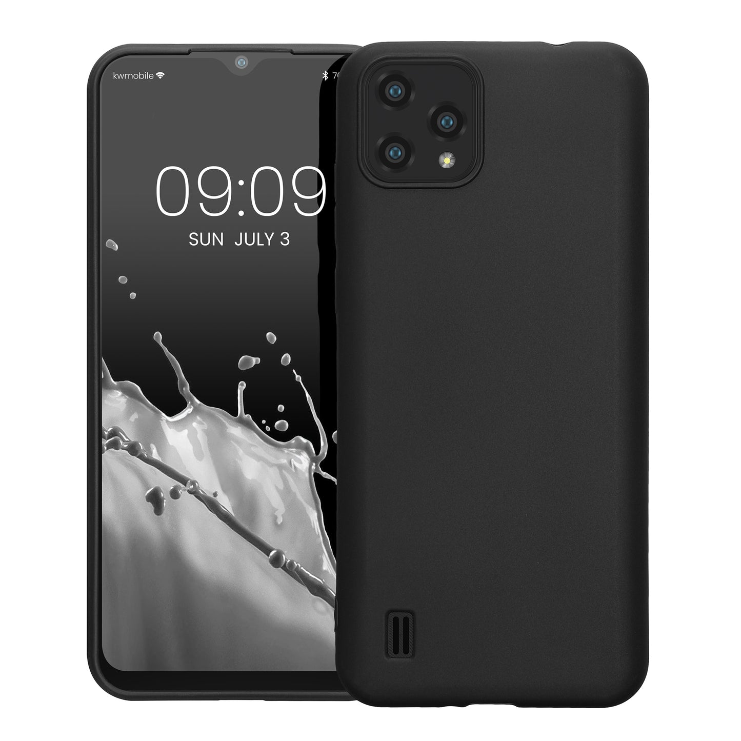 TPU Hülle für Blackview A55 in Schwarz matt