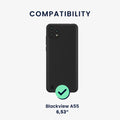 TPU Hülle für Blackview A55 in Schwarz matt