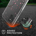 kwmobile Necklace Case kompatibel mit Motorola Moto G32 Hülle Silikon Cover mit Handykette Transparent Dschungel