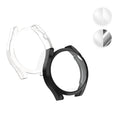 kwmobile 2x Schutzhülle kompatibel mit Huawei Watch GT3 Pro (46mm) Hülle - Fullbody Cover Set aus Silikon - Transparent Silber Transparent  [dsg03]