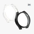 kwmobile Silikon Hülle für Huawei Watch GT3 Pro (46mm) Schutzhülle Fullbody Display Cover Set