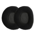 kwmobile 2x Velours Ohr Polster für Sennheiser RS160 / RS170 / RS180 Ohrpolster - Ersatz Ohrpolster - Kopfhörer Ersatzteile - Kopfhörer Ersatzpolster für Over Ear Headphones Schwarz  