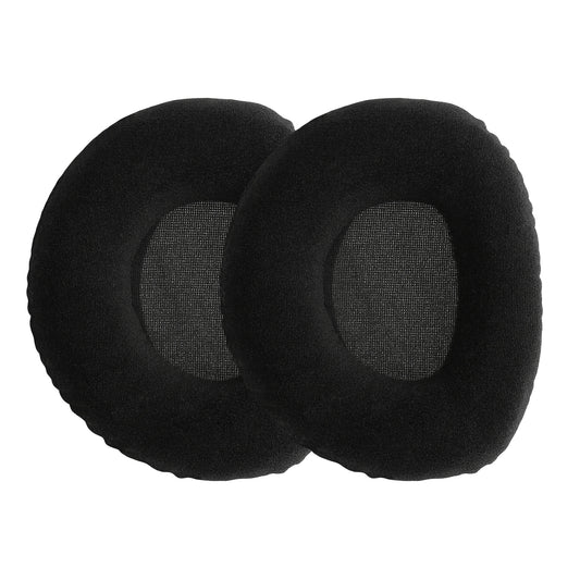kwmobile 2x Velours Ohr Polster für Sennheiser RS160 / RS170 / RS180 Ohrpolster - Ersatz Ohrpolster - Kopfhörer Ersatzteile - Kopfhörer Ersatzpolster für Over Ear Headphones Schwarz  