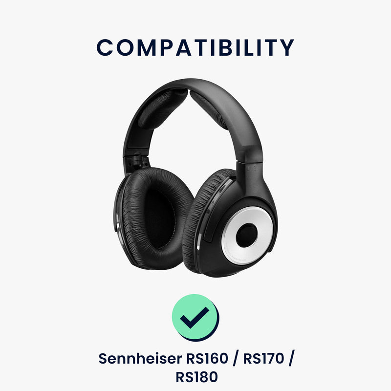 2x Velours Ohrpolster für Sennheiser RS160 / RS170 / RS180