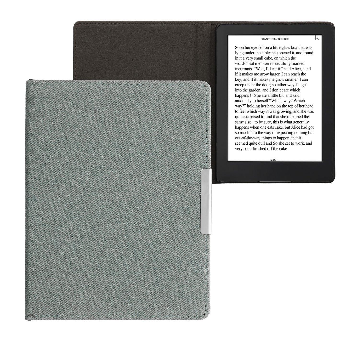 kwmobile Klapphülle kompatibel mit Kobo Aura H2O Edition 2 - Schutzhülle e-Reader - Hülle eReader