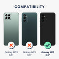 kwmobile Handyhülle für Samsung Galaxy M13 Hülle - Silikon Case metallisch schimmernd - Schutzhülle Cover