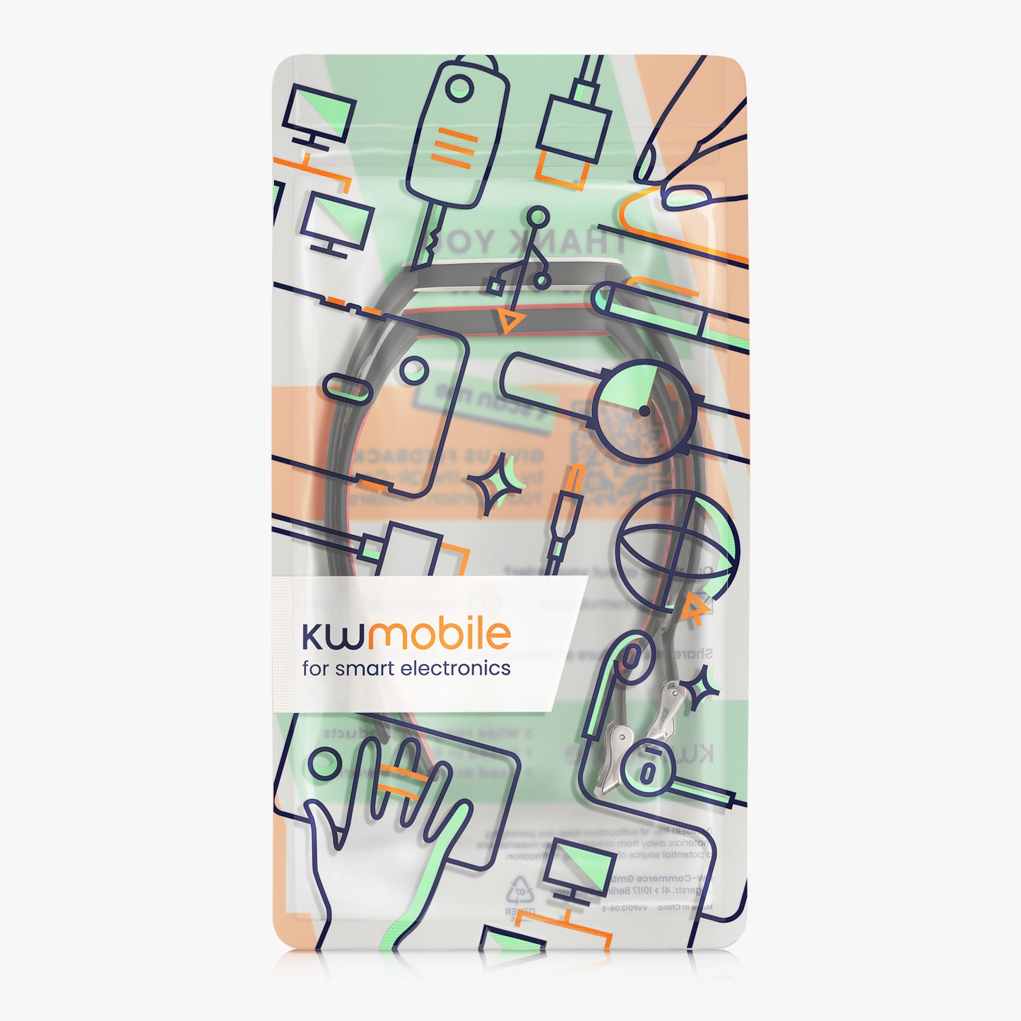 kwmobile Uhrenarmband für Xiaomi Mi Smart Band 6 / Mi Band 6 / Band 5 Armband Fitnesstracker Band Set Ersatzarmband Smartwatch