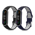 kwmobile Uhrenarmband für Xiaomi Mi Smart Band 6 / Mi Band 6 / Band 5 Armband Fitnesstracker Band Set Ersatzarmband Smartwatch