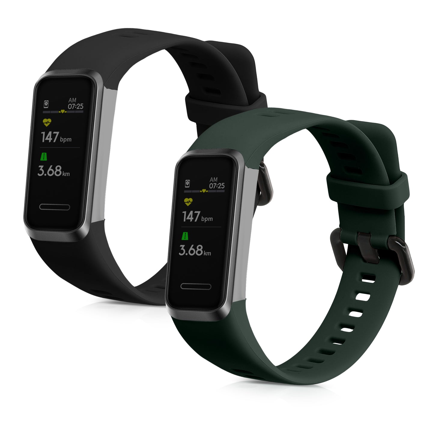 kwmobile Uhrenarmband für Huawei Band 4 Armband Fitnesstracker Band Set Ersatzarmband Smartwatch