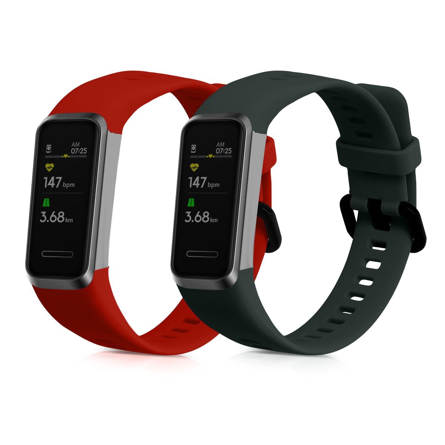 kwmobile Uhrenarmband für Huawei Band 4 Armband Fitnesstracker Band Set Ersatzarmband Smartwatch
