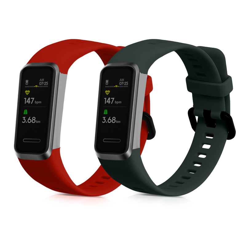 kwmobile Uhrenarmband für Huawei Band 4 Armband Fitnesstracker Band Set Ersatzarmband Smartwatch