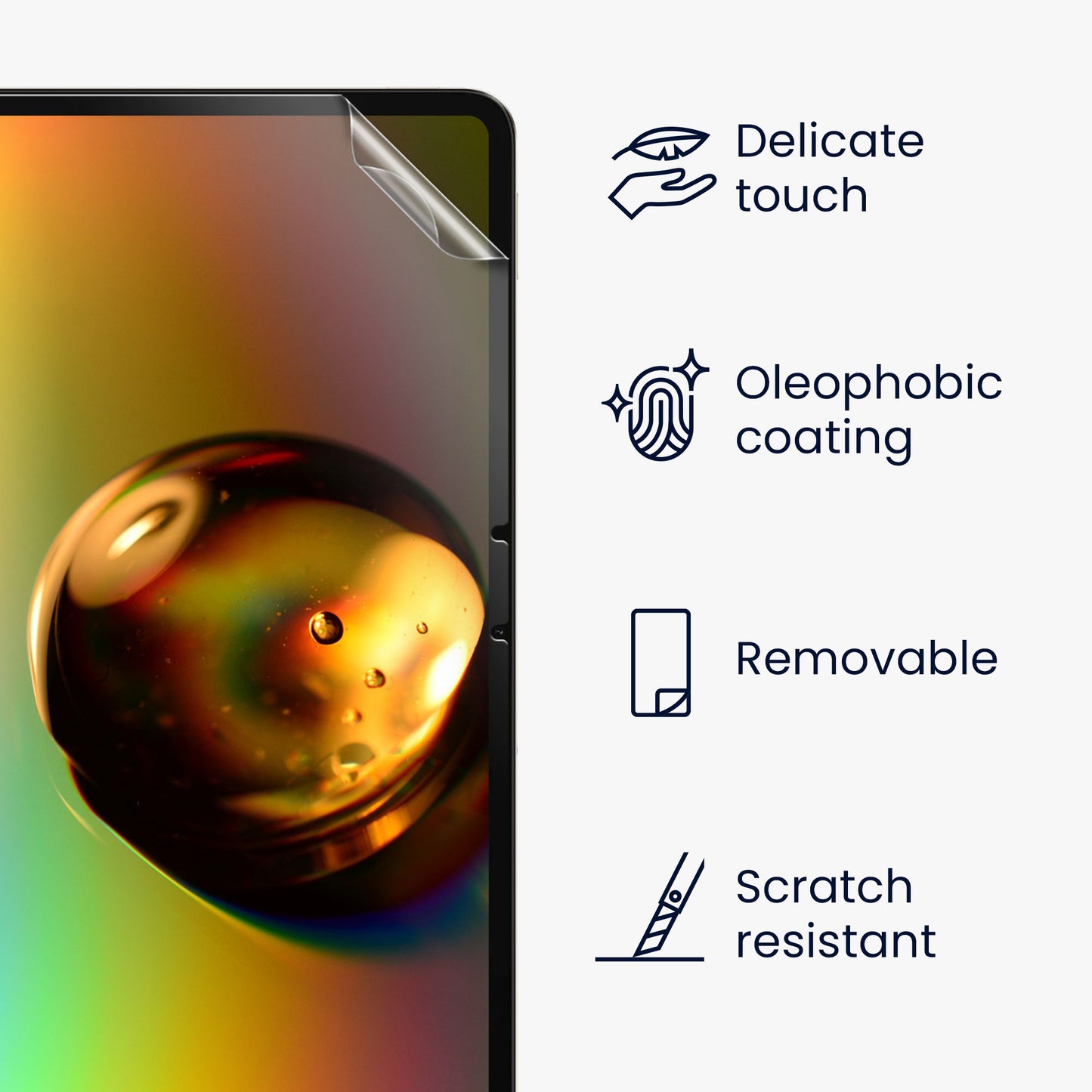 2x Folie kompatibel mit Xiaomi Pad 6