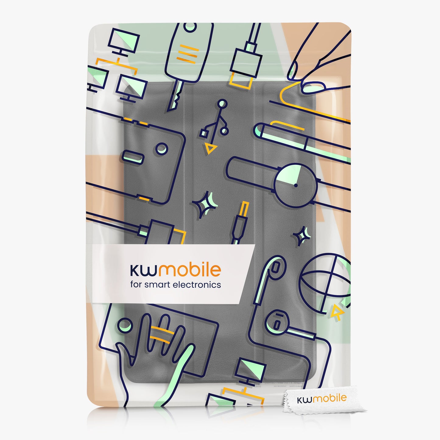 kwmobile Hülle kompatibel mit Oppo Pad Air - Smart Cover Tablet Case - Stand