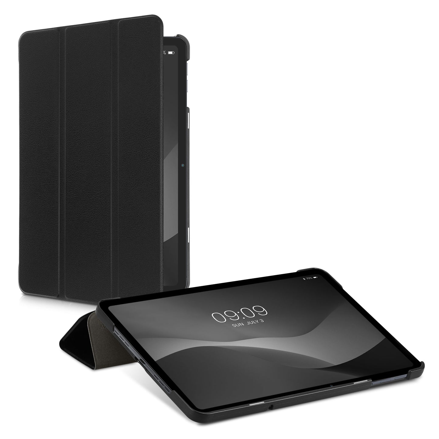 kwmobile Hülle kompatibel mit Oppo Pad Air - Smart Cover Tablet Case Schutzhülle - Stand - in Dunkelblau Dunkelblau  
