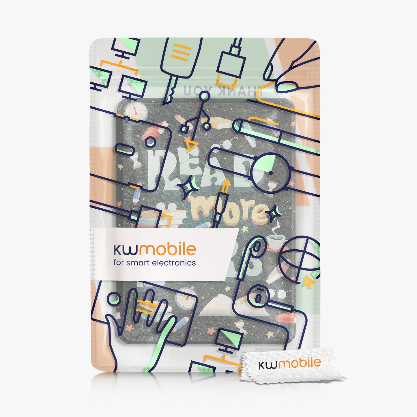 kwmobile Klapphülle kompatibel mit Amazon Kindle Paperwhite 11. Generation 2021 Hülle Flipcase mit Magnetverschluss