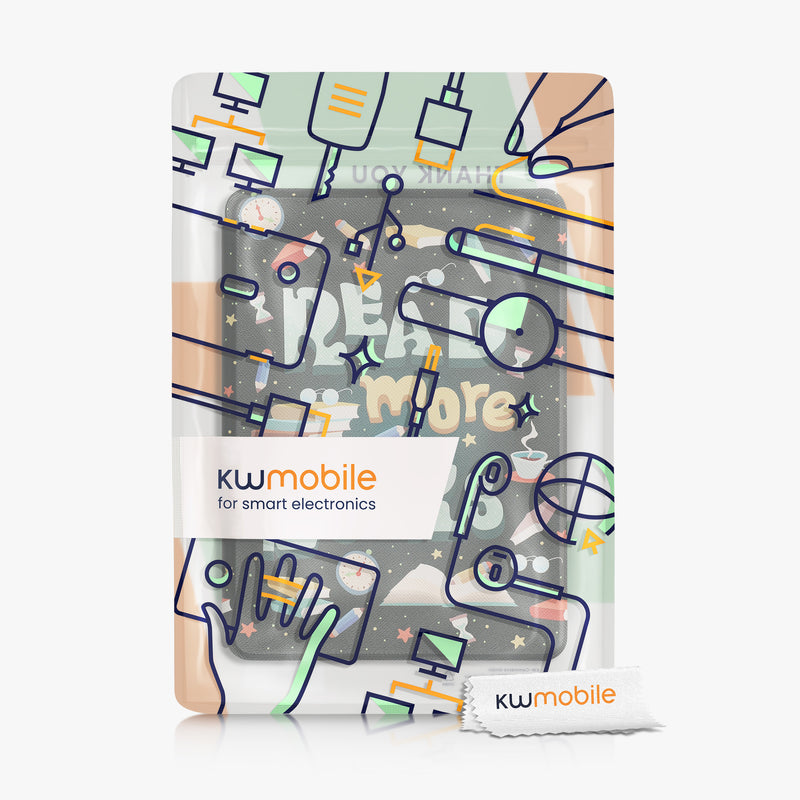 kwmobile Klapphülle kompatibel mit Amazon Kindle Paperwhite 11. Generation 2021 Hülle Flipcase mit Magnetverschluss
