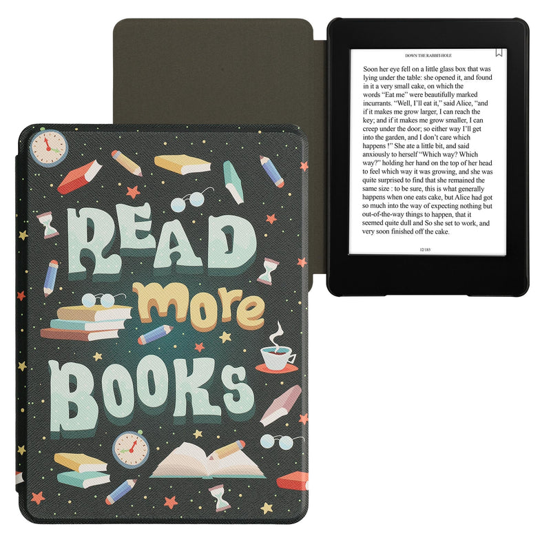 kwmobile Klapphülle kompatibel mit Amazon Kindle Paperwhite 11. Generation 2021 Hülle Flipcase mit Magnetverschluss