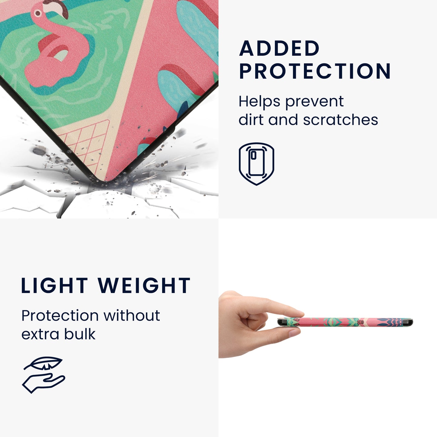 kwmobile Klapphülle kompatibel mit Amazon Kindle Paperwhite 11. Generation 2021 Hülle Flipcase mit Magnetverschluss