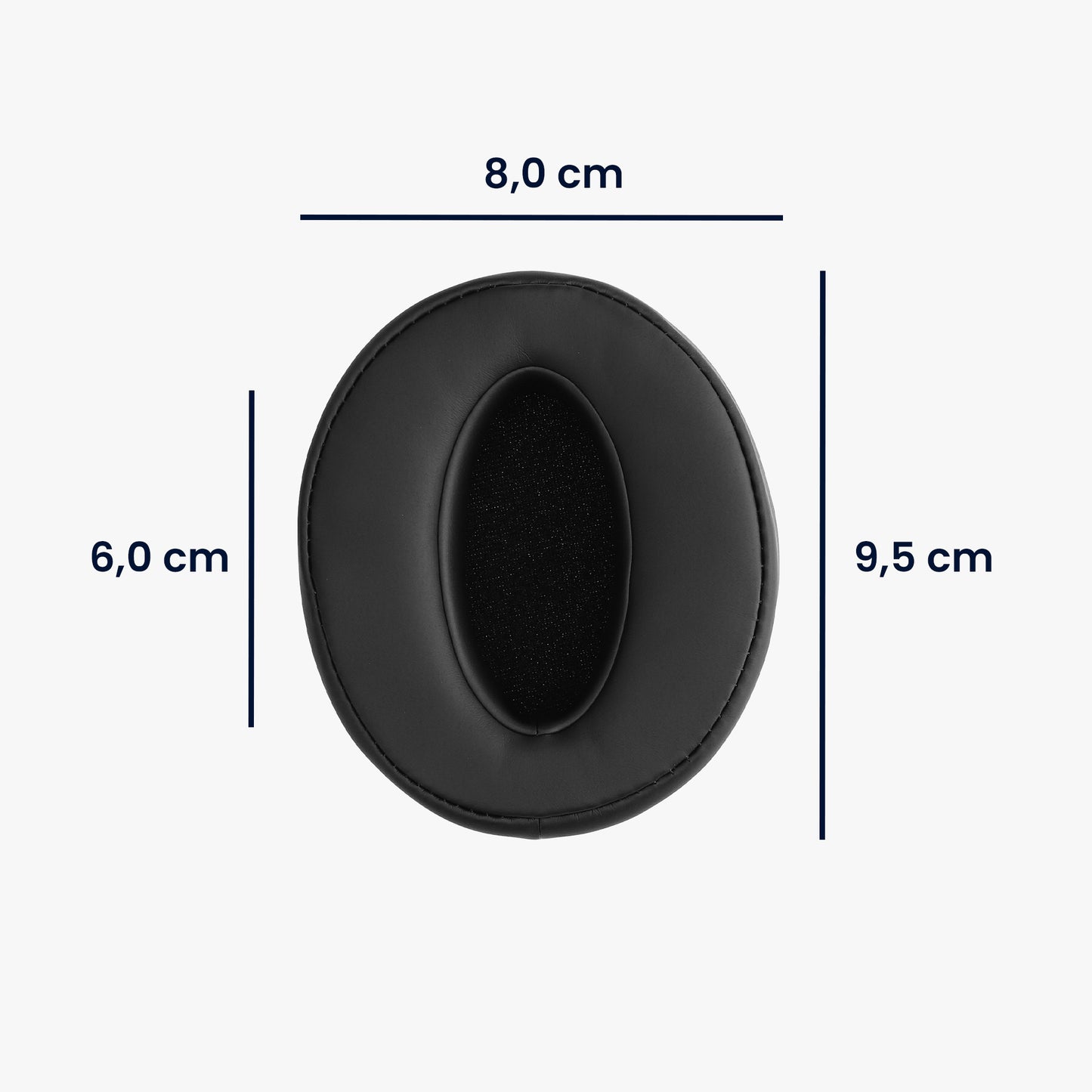 kwmobile Ohr Polster für Sennheiser HD400S / HD450SE / HD458BT Ohrpolster Ersatz Ohrpolster Kopfhörer Ersatzteile Kopfhörer Ersatzpolster für Over Ear Headphones