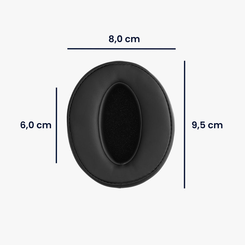 kwmobile Ohr Polster für Sennheiser HD400S / HD450SE / HD458BT Ohrpolster Ersatz Ohrpolster Kopfhörer Ersatzteile Kopfhörer Ersatzpolster für Over Ear Headphones