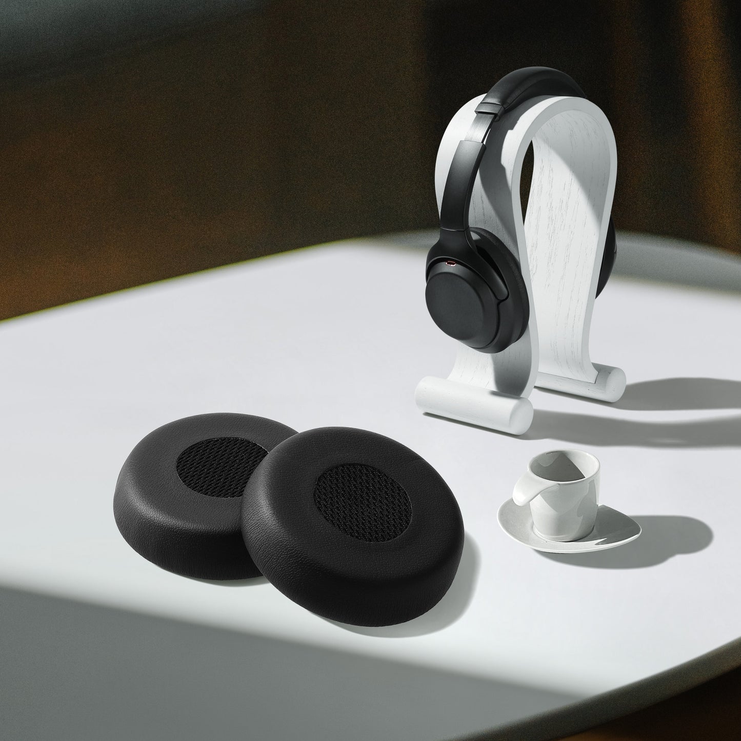 kwmobile Ohr Polster für Jabra Evolve 2 75 Ohrpolster Ersatz Kopfhörer Ersatzteile Over Ear Headphones