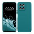 kwmobile Handyhülle kompatibel mit Honor X8 5G / X6 / 70 Lite 5G Hülle - Handy Case aus weichem Silikon in Petrol matt Petrol matt  