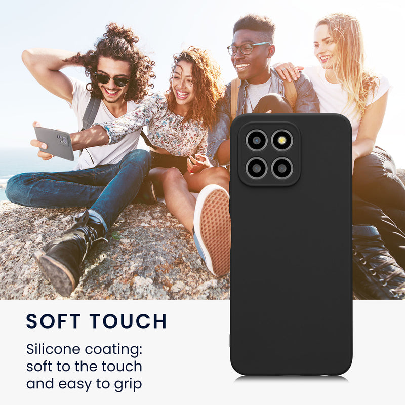 kwmobile Handyhülle für HONOR X8 5G / X6 / 70 Lite 5G Hülle - weiches Handy Silikon Case - Schutzhülle Cover