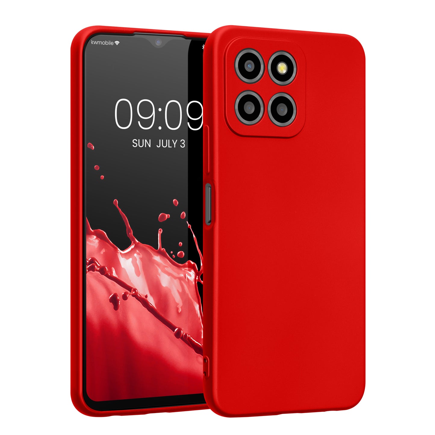 kwmobile Handyhülle für HONOR X8 5G / X6 / 70 Lite 5G Hülle - weiche Silikon Case - Schutzhülle Cover