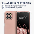 kwmobile Handyhülle für HONOR X8 5G / X6 / 70 Lite 5G Hülle - weiche Silikon Case - Schutzhülle Cover