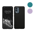 kwmobile Hülle kompatibel mit Nokia X30 5G Hülle - weiches TPU Silikon Case - Cover geeignet für kabelloses Laden - Petrol matt Petrol matt  