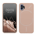 kwmobile Handyhülle für Nothing Phone (1) Hülle - Case Silikon - Kabelloses Laden - Schutzhülle Cover