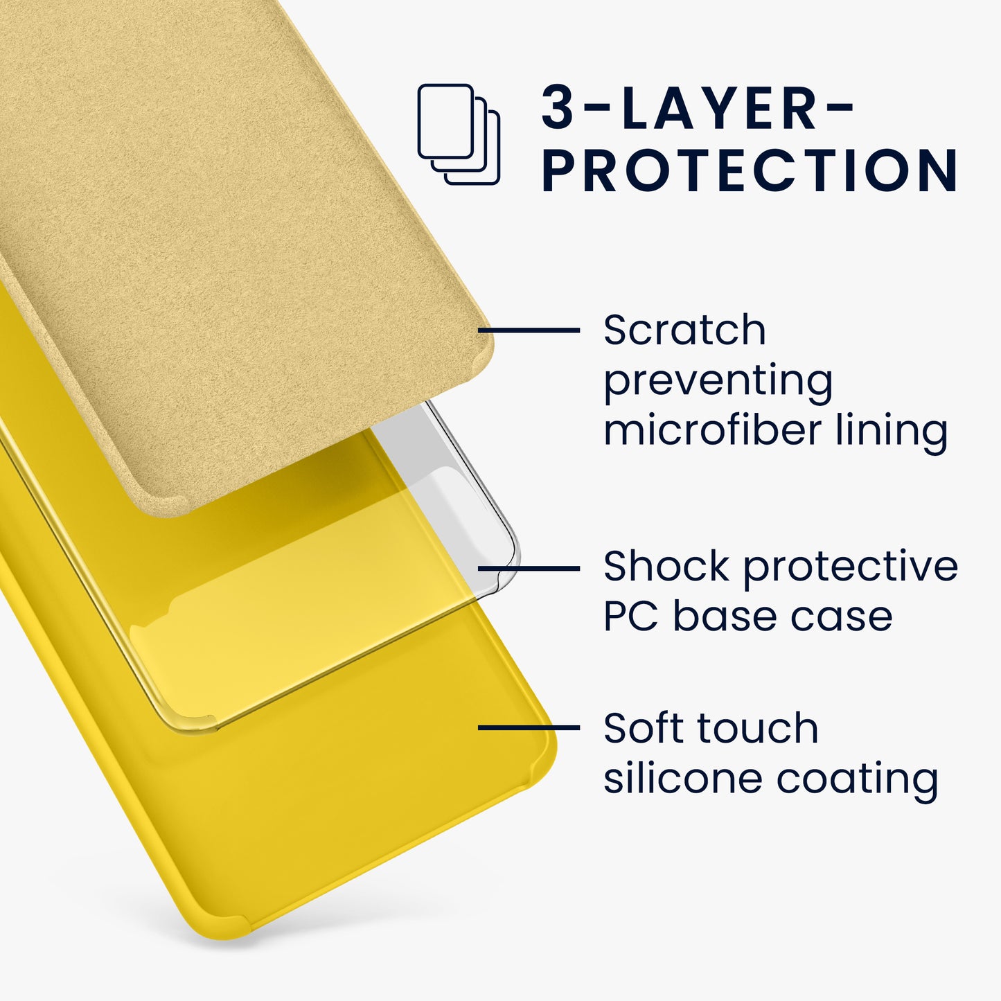 kwmobile Handyhülle für Nothing Phone (1) Hülle - Case Silikon - Kabelloses Laden - Schutzhülle Cover