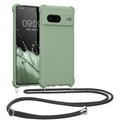 kwmobile Necklace Case kompatibel mit Google Pixel 7 Hülle - Cover mit Kordel zum Umhängen - Silikon Schutzhülle