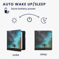 kwmobile Schutzhülle für Tolino Epos 3 Hülle - eReader Flip Case mit Handschlaufe und Auto Sleep Funktion