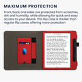 kwmobile Hülle kompatibel mit Tolino Epos 3 Hülle Flip Case mit Handschlaufe Cover