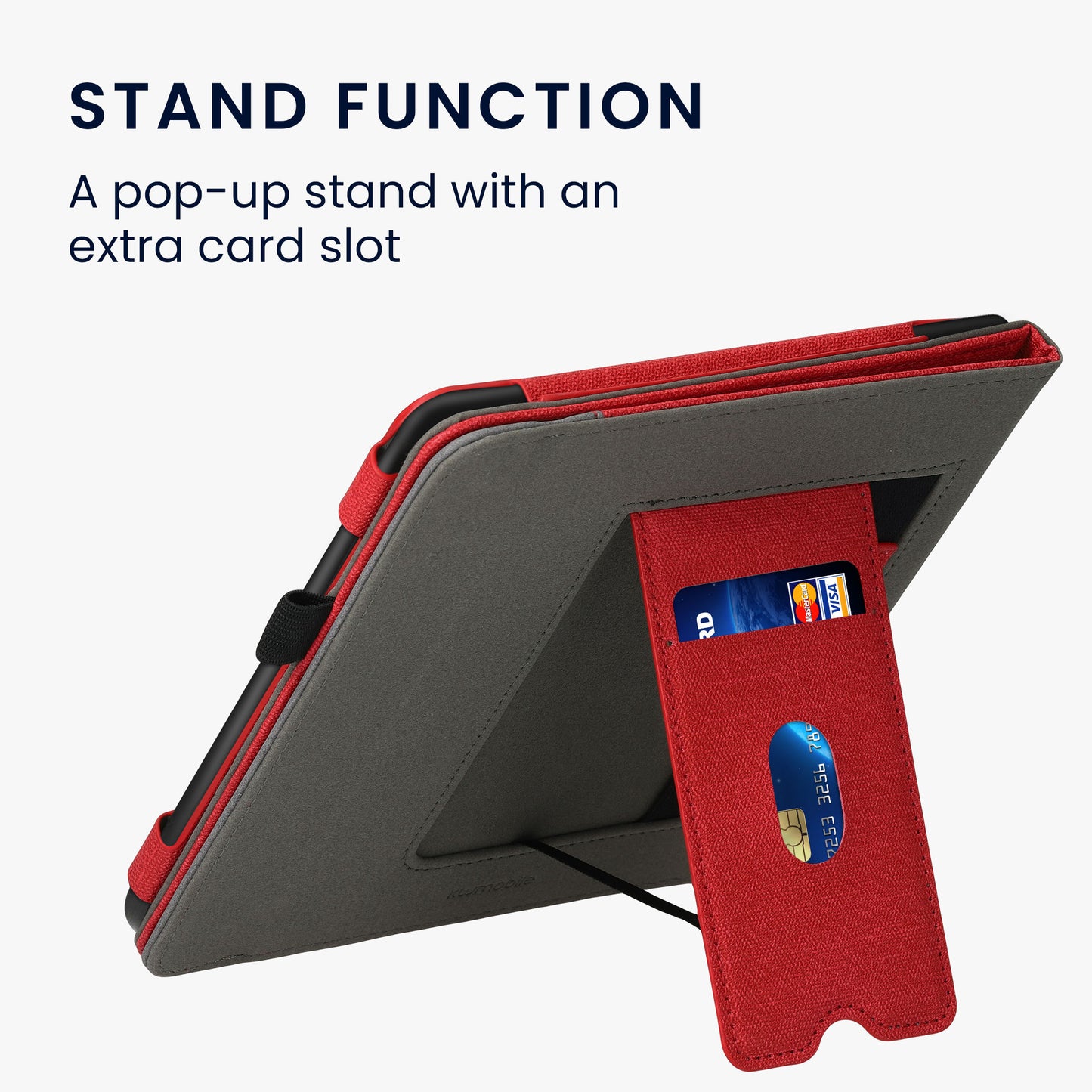 kwmobile Hülle kompatibel mit Tolino Epos 3 Hülle Flip Case mit Handschlaufe Cover