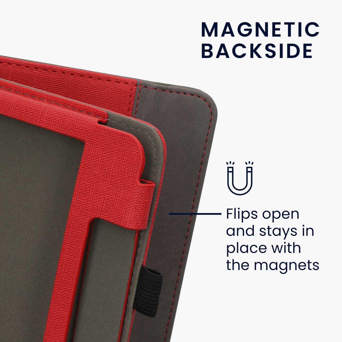 kwmobile Hülle kompatibel mit Tolino Epos 3 Hülle Flip Case mit Handschlaufe Cover