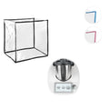 kwmobile TPU Hülle transparent kompatibel mit Thermomix TM5 / TM6 - Küchenmaschine Staubschutz Abdeckhaube - Staubhaube in Transparent Hellrosa Transparent  [dsg03]