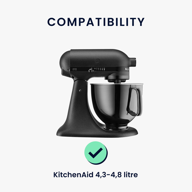 kwmobile Hülle kompatibel mit KitchenAid 4,3-4,8 liter mit 3 Fächern Küchenmaschine Staubschutz Abdeckhaube
