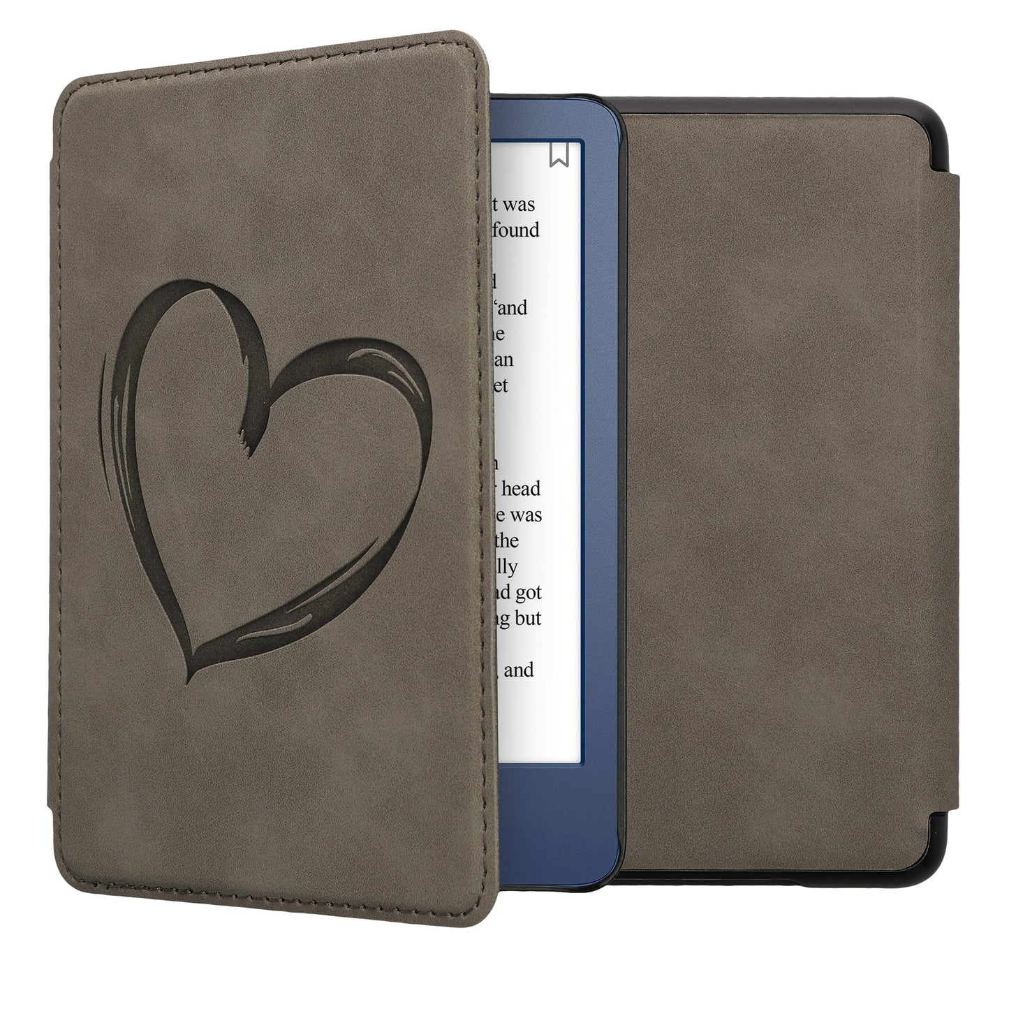 kwmobile Schutzhülle für Amazon Kindle (2022/2024) Hülle - eReader Case aus Kunstleder mit Auto Sleep Funktion