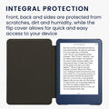 kwmobile Schutzhülle für Amazon Kindle (2022/2024) Hülle - eReader Case aus Kunstleder mit Auto Sleep Funktion