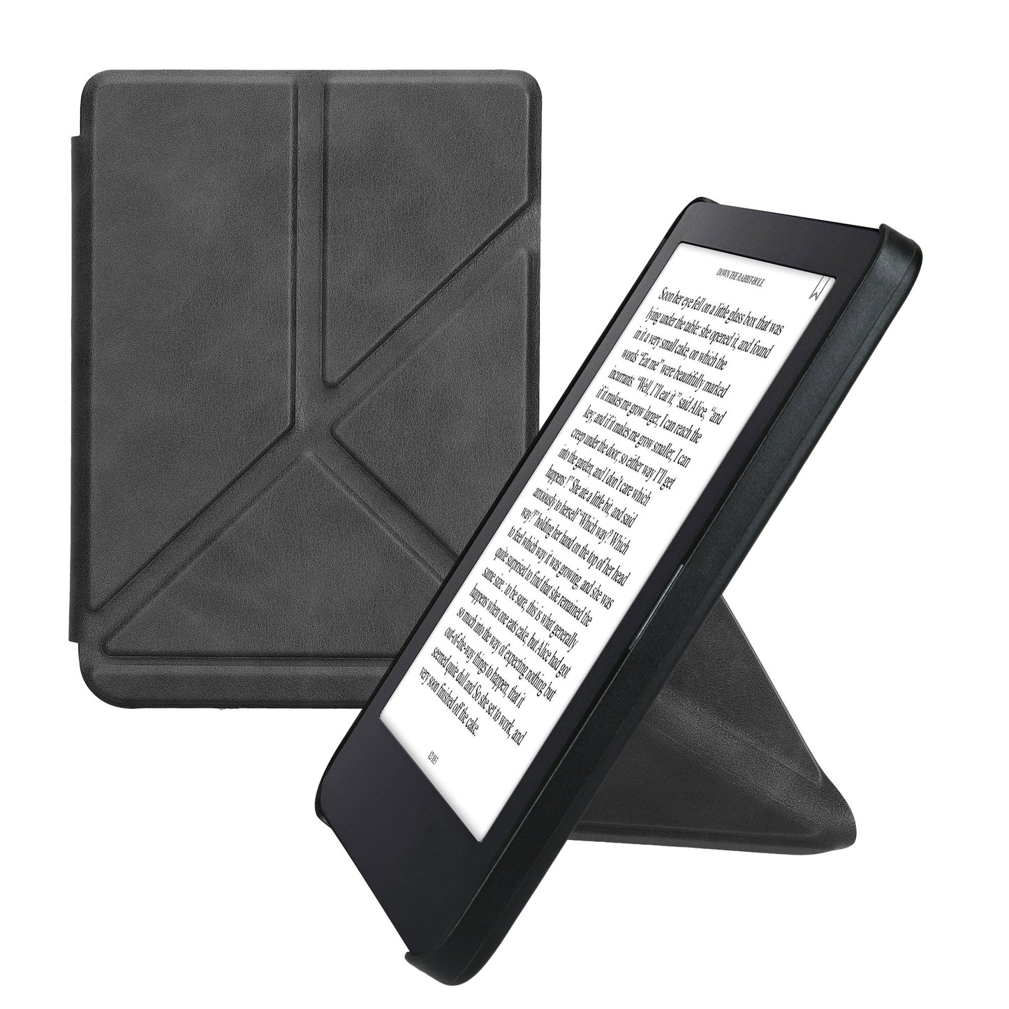 kwmobile Schutzhülle für Kobo Clara 2E / Tolino Shine 4 Hülle - eReader Klapphülle mit Auto Sleep Funktion - Cover mit Ständer