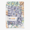 kwmobile Klapphülle kompatibel mit Kobo Clara 2E / Tolino Shine 4 Hülle - eReader Case aus Kunstleder - Cover