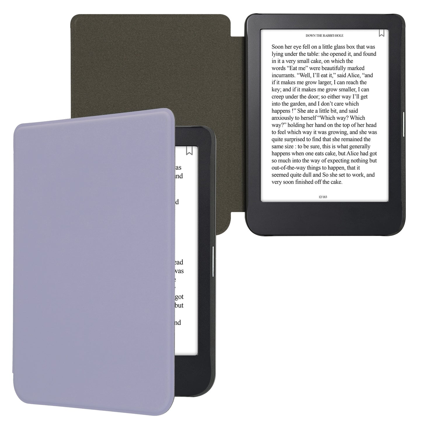 kwmobile Klapphülle kompatibel mit Kobo Clara 2E / Tolino Shine 4 Hülle - eReader Case aus Kunstleder - Cover