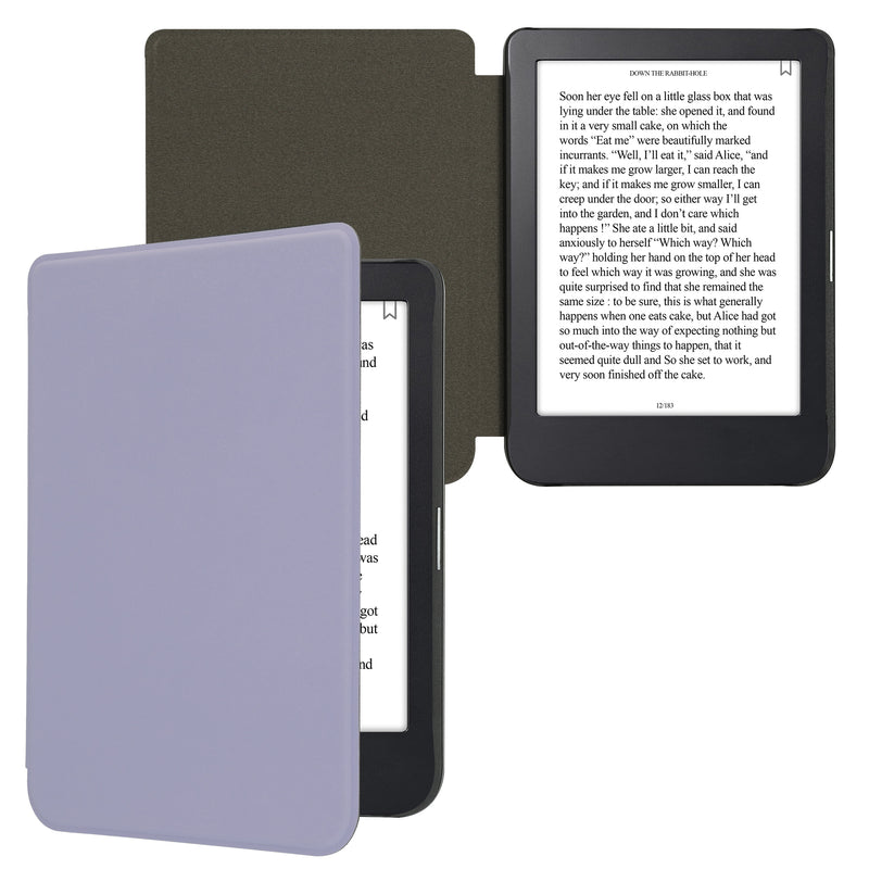 kwmobile Klapphülle kompatibel mit Kobo Clara 2E / Tolino Shine 4 Hülle - eReader Case aus Kunstleder - Cover