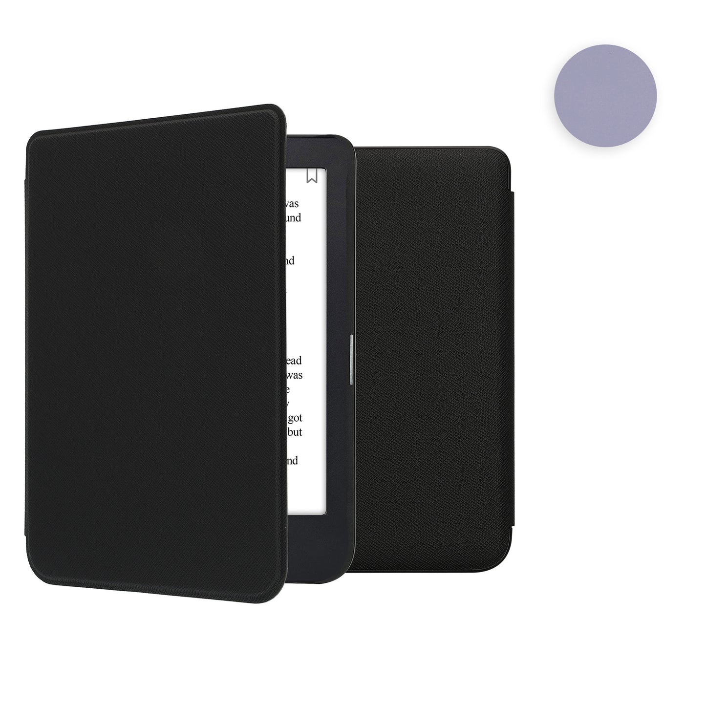 kwmobile Klapphülle kompatibel mit Kobo Clara 2E / Tolino Shine 4 Hülle - eReader Case aus Kunstleder - Cover - Dunkelgrün Dunkelgrün  
