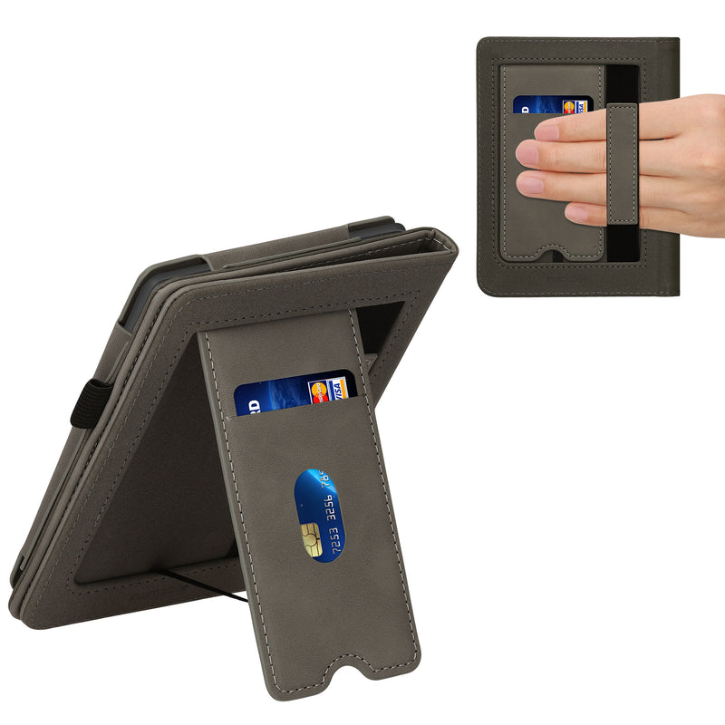 kwmobile Schutzhülle kompatibel mit Kobo Clara 2E / Tolino Shine 4 Flip Hülle - Cover mit Handschlaufe