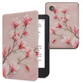 kwmobile Schutzhülle für Kobo Clara 2E / Tolino Shine 4 Hülle - eReader Flip Case mit Auto Sleep Funktion