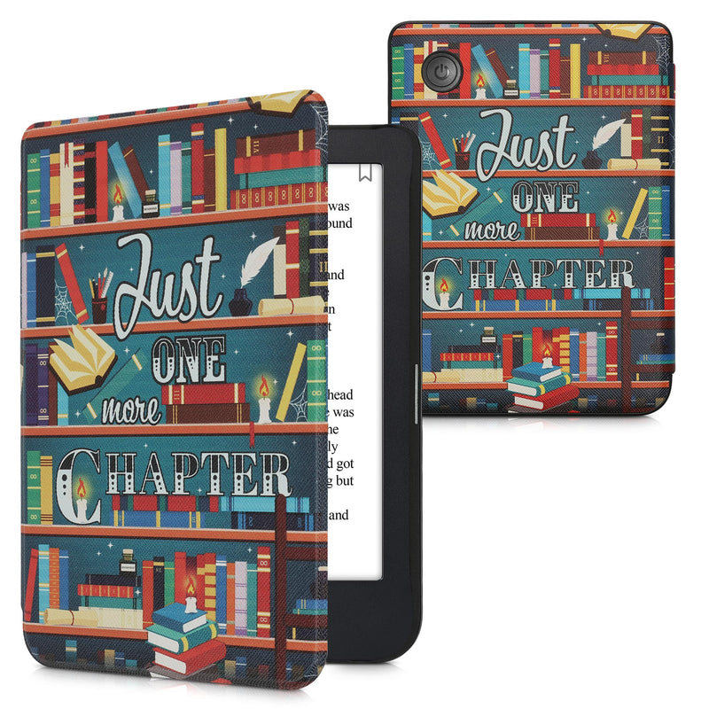 kwmobile Schutzhülle für Kobo Clara 2E / Tolino Shine 4 Hülle - eReader Flip Case mit Auto Sleep Funktion